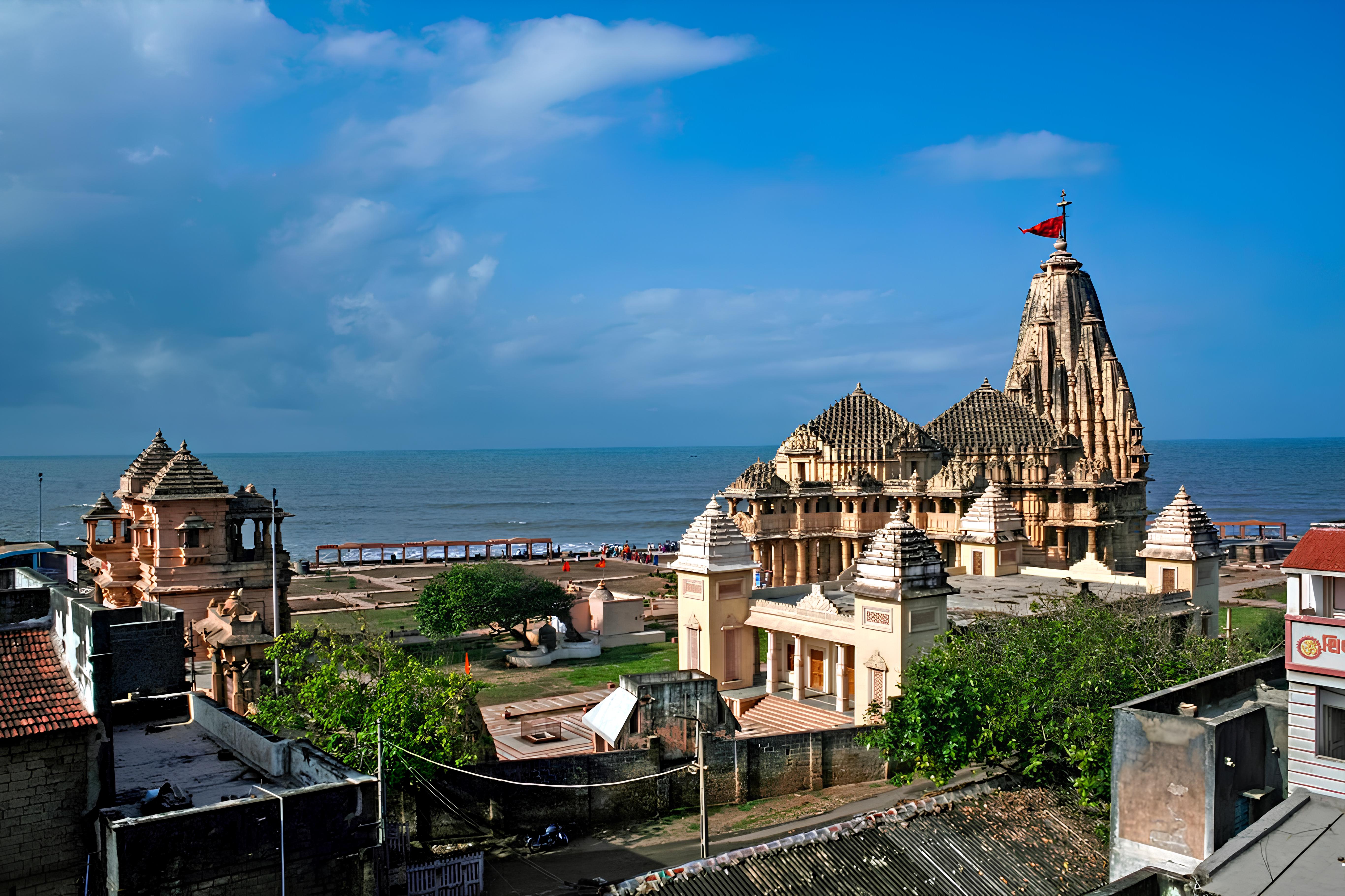 Outstation taxi from Porbandar to Dwarka and Somnath